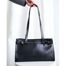 Женская сумочка «Мадлен» черный кроко Женская сумочка «Мадлен» черный кроко