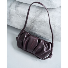 Сумка кожаная женская «Rita» бургунди
