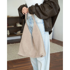 Сумка кожаная женская «Мэл» бежевая Сумка кожаная женская «Мэл» бежевая