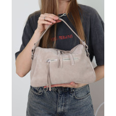 Сумка кожаная женская «Фрея» бежевая Сумка кожаная женская «Фрея» бежевая