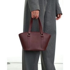 Женская сумочка «Кора» бордовая Женская сумочка «Кора» бордовая