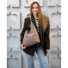 Сумка кожаная женская «Мэл» капучино