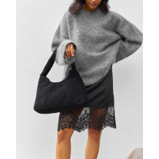 Жіноча сумка «Лулу» чорна Жіноча сумка «Лулу» чорна