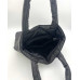 Нейлоновая женская сумка «Мила» черная волна 