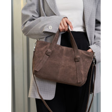 Сумка кожаная женская «Амелия» капучино