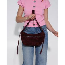 Сумка женская кожаная «Сицилия» бордовая