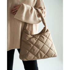 Женская сумка «Рут» бежевый кубик Женская сумка «Рут» бежевый кубик