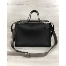 Женская сумка 2в1 «Малика» черного цвета 