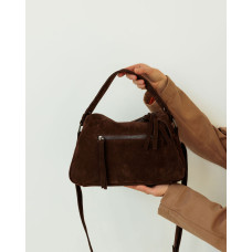 Кожаная женская сумка «Фрея» шоколадная Кожаная женская сумка «Фрея» шоколадная
