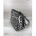 Стильная сумка «Rika» опт, цвет черно-белый леопард 