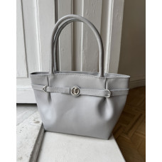 Сумка женская кожаная «Анита» серая Сумка женская кожаная «Анита» серая