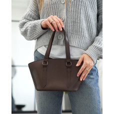 Женская сумочка «Кора» шоколадная Женская сумочка «Кора» шоколадная