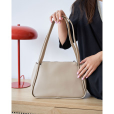 Женская сумочка «Кристи» бежевая Женская сумочка «Кристи» бежевая