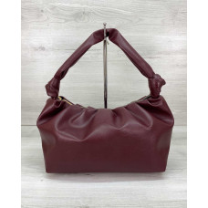 Женская сумка «Самира» бордовая 