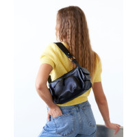 Сумка кожаная женская «Indi» черная