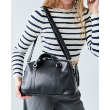 Сумка кожаная женская «Мелания» черная