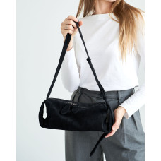 Кожаная женская сумка «Мэй» черная Кожаная женская сумка «Мэй» черная