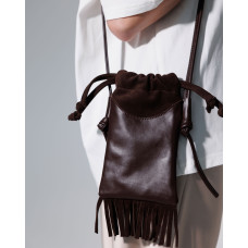Кожаная женская сумка «Рэй » шоколадная Кожаная женская сумка «Рэй » шоколадная