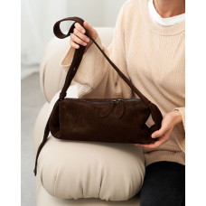 Кожаная женская сумка «Мэй» шоколадная Кожаная женская сумка «Мэй» шоколадная