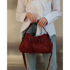 Сумка женская кожаная «Фрея» марсал