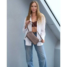 Замшевая женская сумка «Feit» капучино Замшевая женская сумка «Feit» капучино