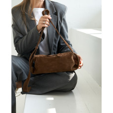 Кожаная женская сумка «Мэй» коньячная Кожаная женская сумка «Мэй» коньячная