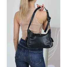 Кожаная женская сумка «Глория» черная Кожаная женская сумка «Глория» черная