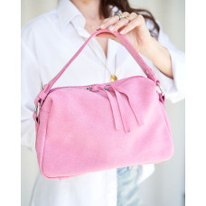 Сумка женская кожаная «Фрея» розовая Сумка женская кожаная «Фрея» розовая