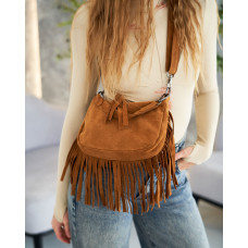 Замшевая женская сумка «Isabella» писочная