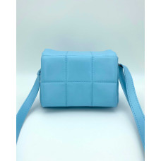 Женская сумка «Дина» голубая маленькая 