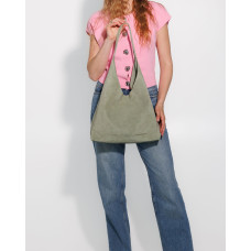 Сумка кожаная женская «Мэл» светло оливковая Сумка кожаная женская «Мэл» светло оливковая