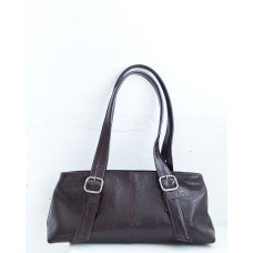 Кожаная женская сумка «Амара» бордовая Кожаная женская сумка «Амара» бордовая