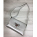 Женская сумка- клатч Келли серебряного цвета (никель) 