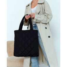 Женская сумка «Мила» кубики черная Женская сумка «Мила» кубики черная