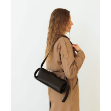 Кожаная женская сумка «Мэй» шоколадная Кожаная женская сумка «Мэй» шоколадная