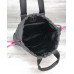 Рюкзак сумка «Berry» черный с неоновым малиновым 