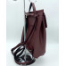 Рюкзак молодежный женский бордового цвета, опт от производителя 