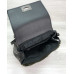 Жіночий рюкзак «Фабі» чорний з оливковим хутром 