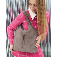 Сумка замшевая женская «Lottie» капучино Сумка замшевая женская «Lottie» капучино