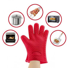 Жароміцні рукавички-прихватки із силікону Antiscald Gloves Червоні