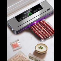 Вакуумный упаковщик для продуктов Vacuum Sealer LS-235 120Вт бытовой вакуумный + 10 пакетов Белый