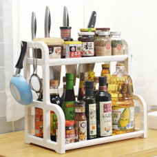 Стійка для спецій Kitchen seasoning shelf Біла Стійка для спецій Kitchen seasoning shelf Біла