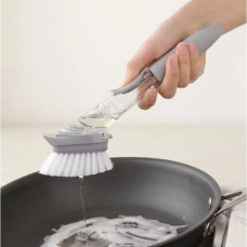 Щітка для миття посуду Decontamination Wok Brush з дозатором миючого засобу