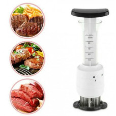 Тендерайзер для м'яса 2 в 1 відбивання м'яса + шприц із маринадом