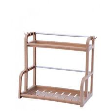 Стійка для спецій Kitchen seasoning shelf Коричнева Стійка для спецій Kitchen seasoning shelf Коричнева