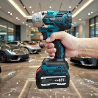 Гайковерт аккумуляторный безщеточный 2 АКБ (48V, 4AH) + набор инструментов в кейсе