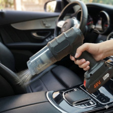 Автомобильный аккумуляторный пылесос Dust collector 1 аккумулятор Maxtop 9997 Черный