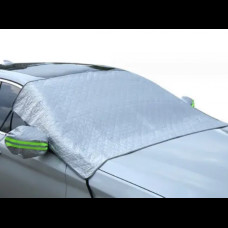 Накидка на авто для лобового стекла от снега, дождя, солнца с боковыми ушками, 110х145см