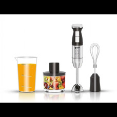 Погружной блендер 4в1, 600мл, 1600Вт, Bitek BT-326 / Ручной блендер с чашей / Измельчитель