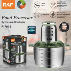 Кухонный комбайн измельчитель RAF R.7014 1000W 5L чоппер из нержавеющей стали